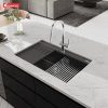 Chậu rửa bát đá Konox Granite Sink Terra 790S Black - ảnh 3