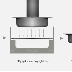 Ảnh công trình thực tế Chậu rửa bát Kluger KH8048SL Plus