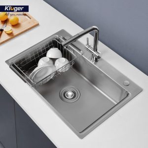 Ảnh công trình thực tế Chậu rửa bát Kluger KF8121S – S75