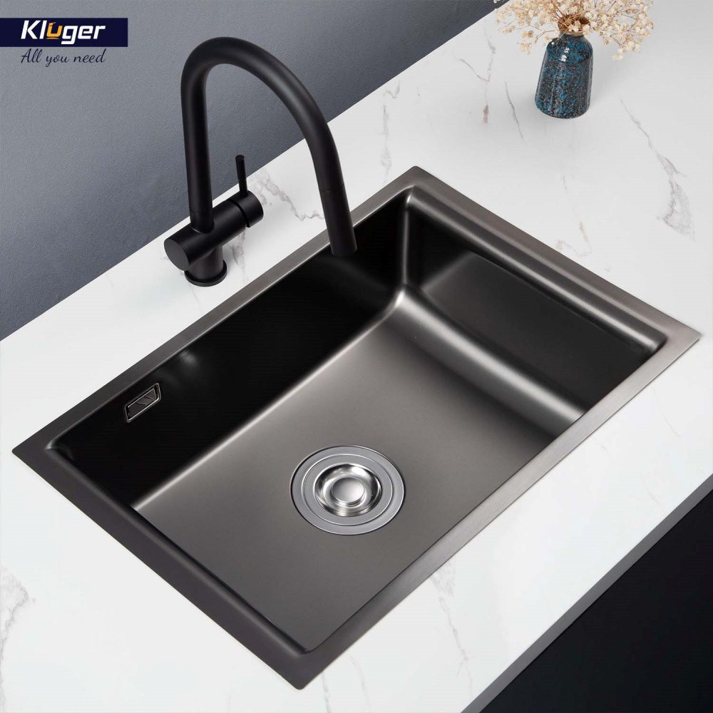 Ảnh công trình thực tế Chậu rửa bát Kluger KU8121B – S68 (Black)