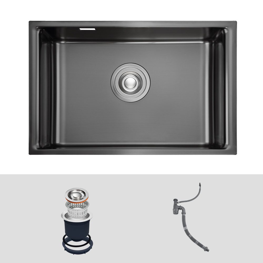 Ảnh công trình thực tế Chậu rửa bát Kluger KU8121B – S68 (Black)