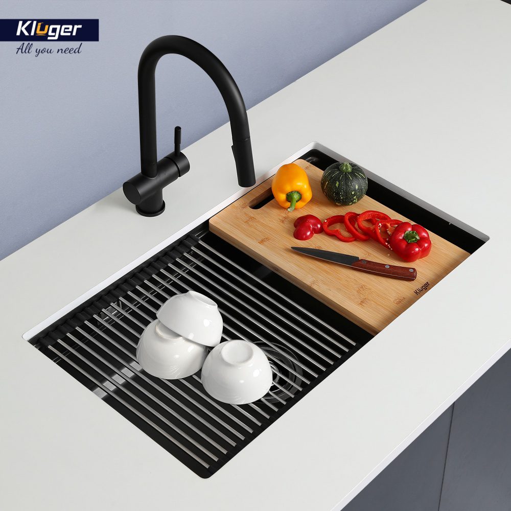Ảnh công trình thực tế Chậu rửa bát Kluger KWU8161FB – S76 Plus