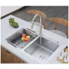 Chậu rửa bát Konox KN8246DU Dekor – Chống trầy xước - ảnh 3