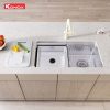 Chậu rửa bát Konox phong cách Nhật bề mặt mịn Tari 780SM - ảnh 2