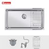 Chậu rửa bát Konox Turkey Sink STELO 780U - ảnh 2