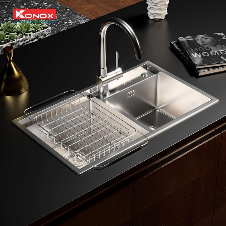 Ảnh công trình thực tế Chậu Rửa Chén KONOX KN7847DO 2 Hộc