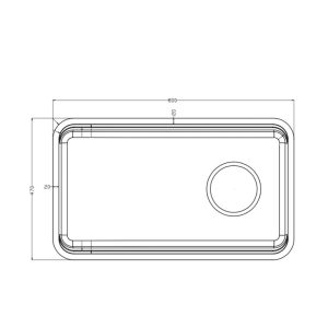 Ảnh công trình thực tế Chậu rửa bát phong cách Nhật KONOX R50 Tari 8047SU