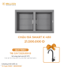 Chậu Rửa Chén Đá MALLOCA SMART K-450 Màu Xám