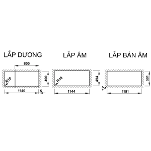 Ảnh công trình thực tế Chậu Rửa Chén HAFELE HS-GD11651 570.33.530 Đá Màu Xám