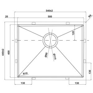 Ảnh công trình thực tế Chậu rửa chén HAFELE HS21-SSN1S60P 567.94.070