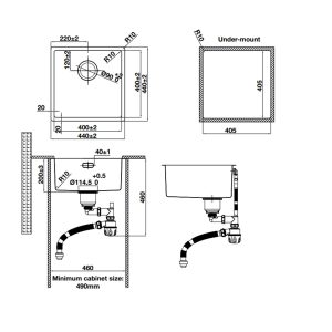 Ảnh công trình thực tế Chậu rửa chén Hafele R10 HS24-SSN1S-440 _BR 567.24.447