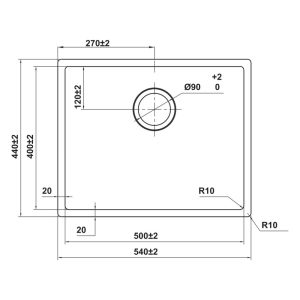 Ảnh công trình thực tế Chậu rửa chén Hafele R10 HS25-SSN1S-540 567.24.480 màu titan