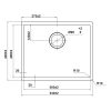 Chậu rửa chén Hafele R10 HS25-SSN1S-540 567.24.481 màu titan - ảnh 4