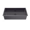 Chậu rửa chén Hafele R25 HS25-SSN1S-760 567.24.482 lắp âm màu titan