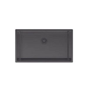 Ảnh công trình thực tế Chậu rửa chén Hafele R25 HS25-SSN1S-760 567.24.482 lắp âm màu titan