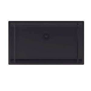 Ảnh công trình thực tế Chậu rửa chén Hafele R25 HS25-SSN1S-760 567.24.483 lắp âm màu đen