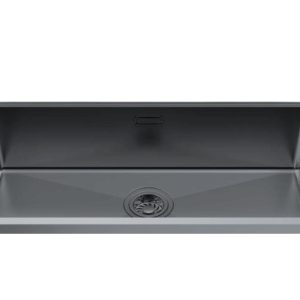 Ảnh công trình thực tế Chậu rửa chén Hafele WS R10 HS25-SSN1S-7644 567.24.486 lắp âm màu titan