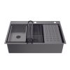 Chậu rửa chén Hafele WS R10 HS25-SSN1S-7650 567.24.485 màu đen - ảnh 3