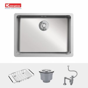 Ảnh công trình thực tế Chậu Rửa Chén KONOX Cube 5444SU Inox 1 Hộc