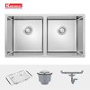 Chậu Rửa Chén KONOX CUBE 7544DU 2 Hộc - ảnh 3