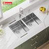 Chậu Rửa Chén KONOX CUBE 7544DU 2 Hộc - ảnh 4