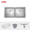 Chậu Rửa Chén KONOX CUBE 8744DU 2 Hộc - ảnh 3