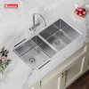 Chậu Rửa Chén KONOX CUBE 8744DU 2 Hộc - ảnh 4
