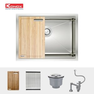 Ảnh công trình thực tế Chậu Rửa Chén KONOX KN6046SU Inox 1 Hộc