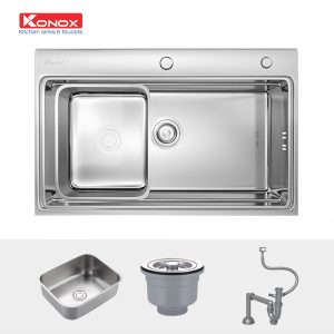 Ảnh công trình thực tế Chậu Rửa Chén KONOX KN7548SO Inox 1 Hộc