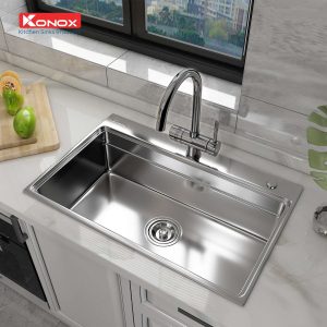 Ảnh công trình thực tế Chậu Rửa Chén KONOX KN7548SO Inox 1 Hộc