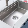 Chậu Rửa Chén KONOX KN7644SU Dekor Chống Xước 760mm Inox 1 Hộc - ảnh 7