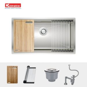Ảnh công trình thực tế Chậu Rửa Chén KONOX KN8046SU Inox 1 Hộc