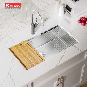 Ảnh công trình thực tế Chậu Rửa Chén KONOX KN8046SU Inox 1 Hộc