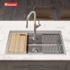 Chậu Rửa Chén KONOX KN8050TS Inox 1 Hộc - ảnh 4
