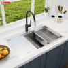 Chậu Rửa Chén KONOX KN8151TS Dekor Chống Xước Inox 1 Hộc - ảnh 11