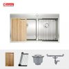 Chậu Rửa Chén KONOX KN8250TD 2 Hộc - ảnh 3
