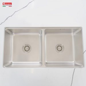 Ảnh công trình thực tế Chậu Rửa Chén KONOX KN8646DU Dekor Basic 2 Hộc Inox