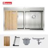 Chậu Rửa Chén KONOX KN8850TD 2 Hộc - ảnh 3