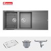 Chậu Rửa Chén KONOX LIVELLO 1160 Grey Màu Xám - ảnh 3