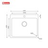 Chậu Rửa Chén KONOX Neron 600 Inox 1 Hộc - ảnh 2
