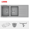 Chậu Rửa Chén KONOX PHOENIX 1160 Grey Màu Xám - ảnh 3