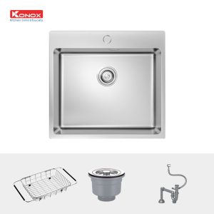 Ảnh công trình thực tế Chậu Rửa Chén KONOX Unico 5450 Inox 1 Hộc