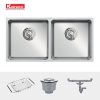 Chậu Rửa Chén KONOX VIGO 8644 2 Hộc - ảnh 3