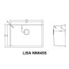 Chậu rửa chén NOBINOX LISA NN645S chống xước 1 hộc - ảnh 3