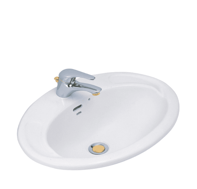 Chậu Rửa Lavabo COTTO C007 Jade Dương Vành