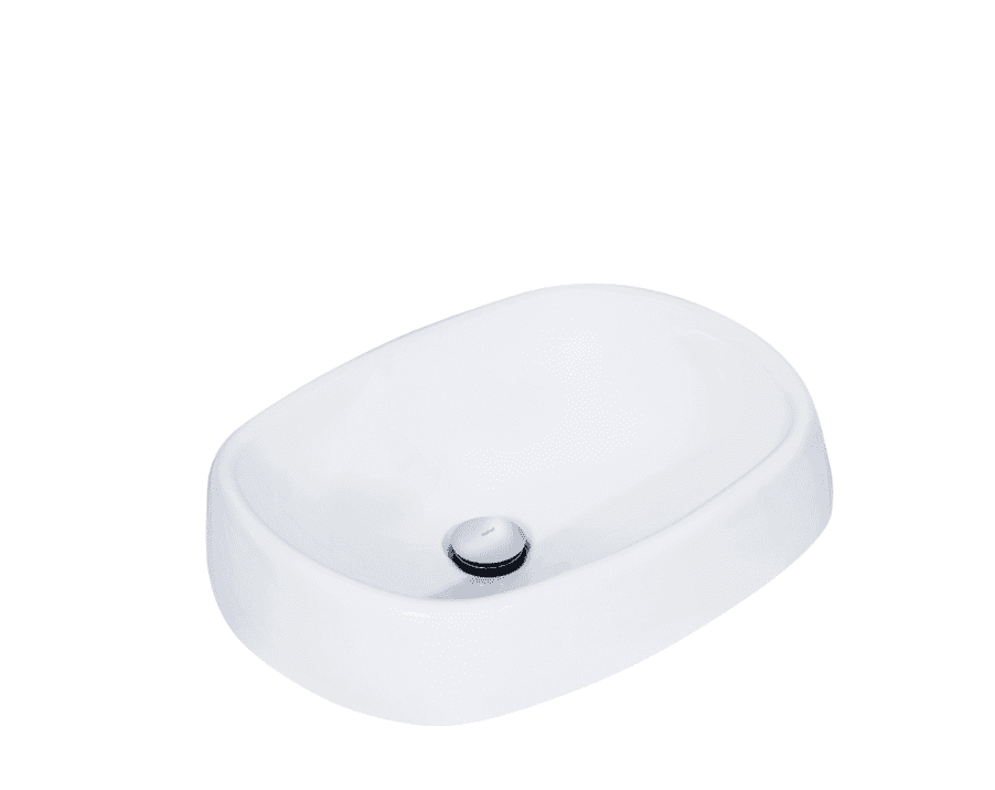 Chậu Rửa Lavabo COTTO C02517 Đặt Bàn Kháng Khuẩn