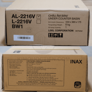 Ảnh công trình thực tế Chậu Rửa Lavabo INAX AL-2216V Âm Bàn Aqua Ceramic
