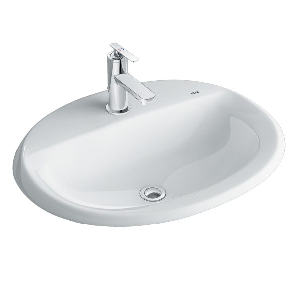 Chậu Rửa Lavabo INAX AL-2395VEC Dương Vành Aqua Ceramic