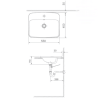 Chậu Rửa Lavabo INAX AL-2398V Dương Vành Aqua Ceramic - ảnh 2