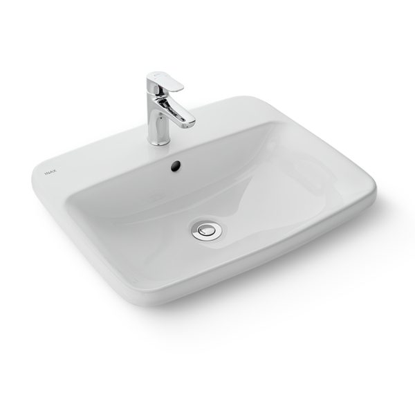Chậu Rửa Lavabo INAX AL-2398VFC Dương Vành Aqua Ceramic